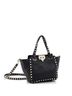 Valentino Garavani 100% Leather Black Valentino Garavani Rockstud Tote Pebbled Leather Mini  One size - photo 3