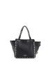 Valentino Garavani 100% Leather Black Valentino Garavani Rockstud Tote Pebbled Leather Mini  One size - photo 4