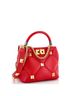 Valentino Garavani 100% Leather Red Valentino Garavani Roman Stud Top Handle Bag Quilted Leather Small  One size - photo 3