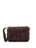 Bottega Veneta 100% Leather Brown Bottega Veneta Cassette Crossbody Bag Padded Maxi Intrecciato Suede  One size - photo 1