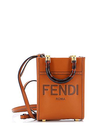 Fendi Fendi Sunshine Shopper Tote Leather Mini  (view 1)
