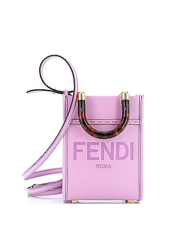 Fendi Fendi Sunshine Shopper Tote Leather Mini  (view 1)