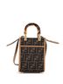 Fendi 100% Canvas Brown Fendi Sunshine Shopper Tote FF Fabric Mini  One size - photo 1
