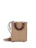 Fendi 100% Nylon Brown Fendi Sunshine Shopper Tote Zucca Technical Mesh Mini  One size - photo 1