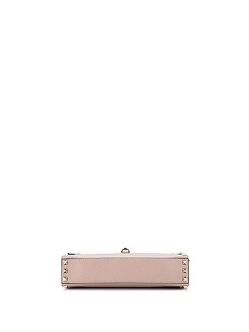 Valentino Garavani Valentino Garavani Rockstud Flip Lock Flap Bag Leather Medium  (view 2)