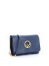 Fendi 100% Leather Blue Fendi Kan I F Wallet on Chain Leather  One size - photo 3