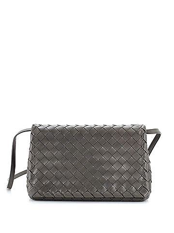 Bottega Veneta Bottega Veneta Full Flap Crossbody Bag Intrecciato Nappa Mini  (view 1)