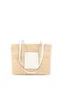 Loewe Tan Loewe Square Basket Tote Woven Raffia Small  One size - photo 1