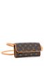 Louis Vuitton 100% Coatead Canvas Brown Louis Vuitton Twin Handbag Monogram Canvas PM  One size - photo 3