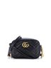 Gucci 100% Leather Black Gucci GG Marmont Shoulder Bag Matelasse Leather Mini  One size - photo 1