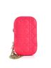 Christian Dior 100% Leather Pink Christian Dior Lady Dior Phone Holder on Chain Cannage Quilt Lambskin  One size - photo 1