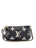 Louis Vuitton 100% Leather Black Louis Vuitton Multi Pochette Accessoires Bicolor Monogram Empreinte Giant  One size - photo 1