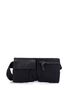 Gucci 100% Canvas Black Gucci Vintage Double Belt Bag GG Canvas Small  One size - photo 1