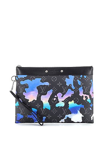 Louis Vuitton Louis Vuitton Pochette To-Go Limited Edition Room with a View Printed Monogram Eclipse Canvas  (view 1)