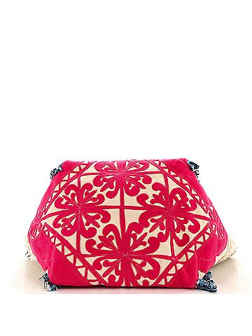 Christian Louboutin Christian Louboutin Caba Tote Motif Embroidered Jacquard Large  (view 2)