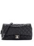 Chanel 100% Leather Black Chanel Easy Flap Bag Quilted Caviar Jumbo  One size - photo 1