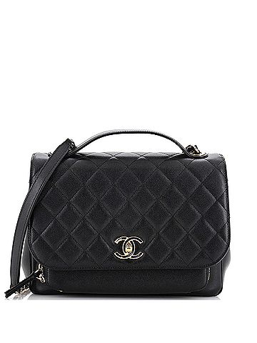 Chanel Chanel Business Affinity Flap Bag Quilted Caviar Large  (view 1)