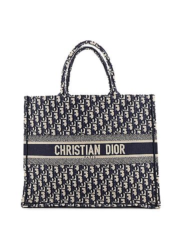 Christian Dior Christian Dior Book Tote Oblique Canvas Large  (view 1)