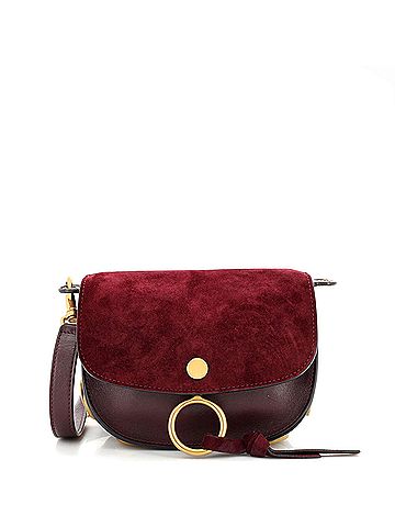 Chloé Chloe Kurtis Shoulder Bag Leather and Suede Mini  (view 1)