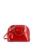 Louis Vuitton 100% Leather Red Louis Vuitton Alma Handbag Monogram Vernis BB  One size - photo 1