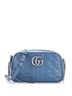 Gucci 100% Leather Blue Gucci GG Marmont Shoulder Bag Mixed Matelasse Leather Small  One size - photo 1