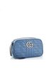 Gucci 100% Leather Blue Gucci GG Marmont Shoulder Bag Mixed Matelasse Leather Small  One size - photo 3