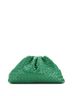 Bottega Veneta 100% Leather Green Bottega Veneta The Pouch Intrecciato Nappa  One size - photo 1