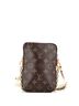 Louis Vuitton 100% Coatead Canvas Brown Louis Vuitton Utility Phone Sleeve Bag Monogram Canvas  One size - photo 4
