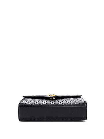 Saint Laurent Saint Laurent Classic Monogram Envelope Satchel Mixed Matelasse Leather Medium  (view 2)