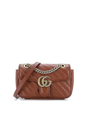 Gucci Gucci GG Marmont Flap Bag Matelasse Leather Mini  (view 1)