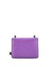Bottega Veneta 100% Leather Purple Bottega Veneta Runway Accordion Shoulder Bag Intrecciato Nappa Small  One size - photo 4