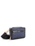 Versace 100% Coatead Canvas Blue Versace Zip Around Messenger Bag (Outlet) La Greca Signature Coated Canvas Small  One size - photo 3