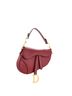 Christian Dior 100% Leather Red Christian Dior Saddle Handbag Leather Mini  One size - photo 3