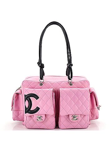 Chanel Chanel Cambon Multipocket Reporter Bag Quilted Lambskin Large  (view 1)