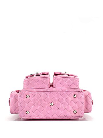 Chanel Chanel Cambon Multipocket Reporter Bag Quilted Lambskin Large  (view 2)