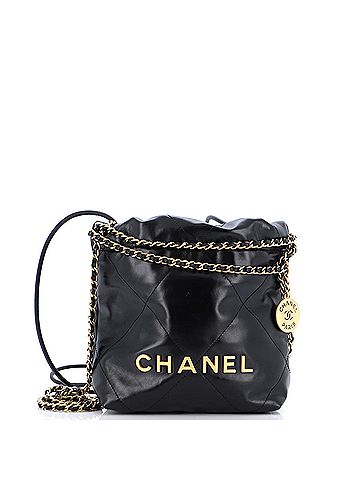 Chanel Chanel 22 Chain Hobo Quilted Calfskin Mini  (view 1)