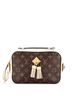 Louis Vuitton 100% Coatead Canvas Brown Louis Vuitton Saintonge Handbag Monogram Canvas with Leather  One size - photo 1