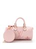 Louis Vuitton 100% Leather Pink Louis Vuitton Papillon Handbag By The Pool Monogram Empreinte Giant BB  One size - photo 1