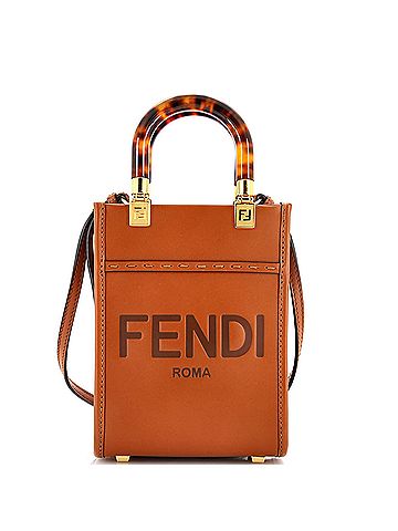 Fendi Fendi Sunshine Shopper Tote Leather Mini  (view 1)