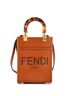 Fendi 100% Leather Brown Fendi Sunshine Shopper Tote Leather Mini  One size - photo 1