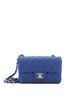 Chanel 100% Leather Blue Chanel Classic Single Flap Bag Quilted Caviar Mini  One size - photo 1