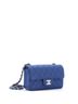 Chanel 100% Leather Blue Chanel Classic Single Flap Bag Quilted Caviar Mini  One size - photo 4