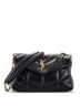 Saint Laurent 100% Leather Black Saint Laurent Loulou Puffer Shoulder Bag Quilted Leather Small  One size - photo 1