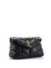 Saint Laurent 100% Leather Black Saint Laurent Loulou Puffer Shoulder Bag Quilted Leather Small  One size - photo 3