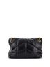 Saint Laurent 100% Leather Black Saint Laurent Loulou Puffer Shoulder Bag Quilted Leather Small  One size - photo 4