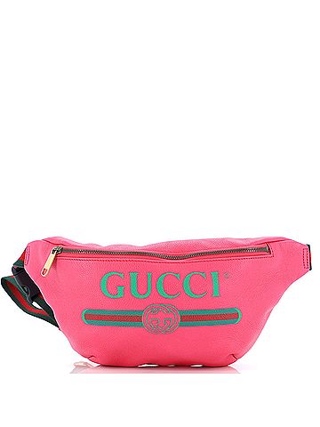 Gucci Gucci Logo Belt Bag Printed Leather Medium  (view 1)