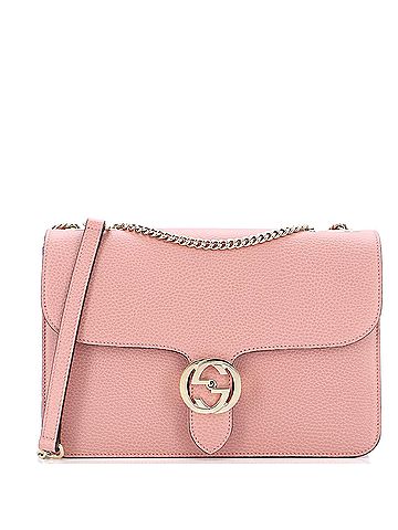 Gucci Gucci Interlocking Shoulder Bag (Outlet) Leather Medium  (view 1)