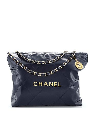 Chanel Chanel 22 Chain Hobo Quilted Calfskin Small  (view 1)