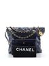 Chanel 100% Leather Blue Chanel 22 Chain Hobo Quilted Calfskin Small  One size - photo 3