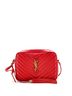 Saint Laurent 100% Leather Red Saint Laurent Lou Camera Bag Matelasse Chevron Leather Small  One size - photo 1